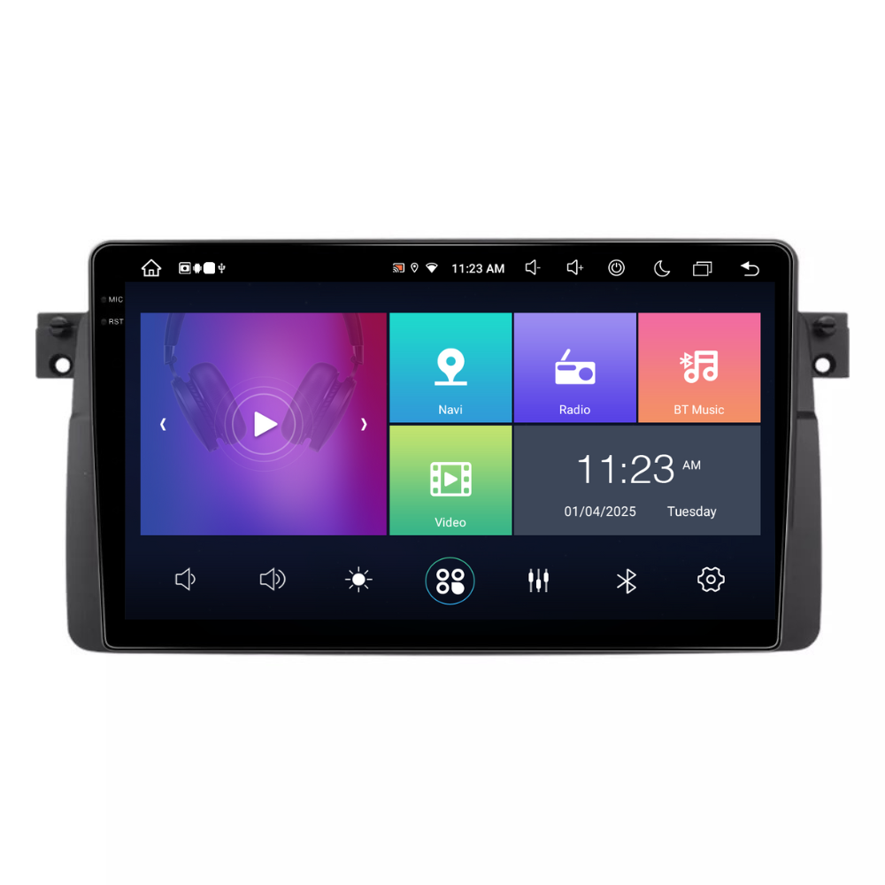 Navigatie BMW E46 (1998-2006), Android, Ecran 9 inch, 8GB RAM 258GB, 8-core [6]