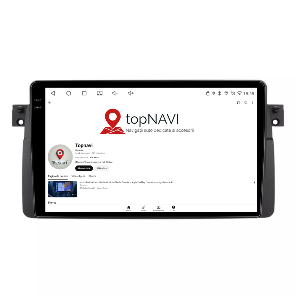 Navigatie BMW E46 (1998-2006), Android, Ecran 9 inch, 8GB RAM 258GB, 8-core [2]