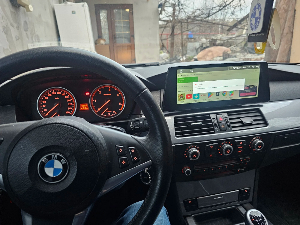 Navigatie BMW Seria 5 E60 (2009-2010), Android, 4GB RAM 64GB, Ecran 10.25 inch, 8-core, sistem CIC [3]