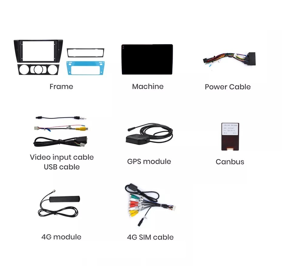 Navigatie BMW Seria 3 (2004-2012), Android, Ecran 2K, 4GB RAM 64GB, 8-core [6]