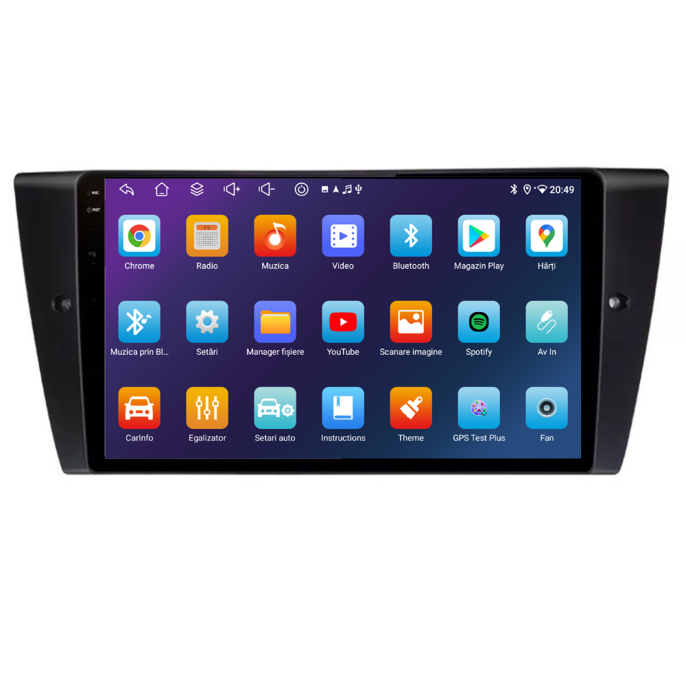 Navigatie BMW Seria 3 (2004-2012), Android, Ecran 9 inch, 6GB RAM 128GB, 8-core [2]