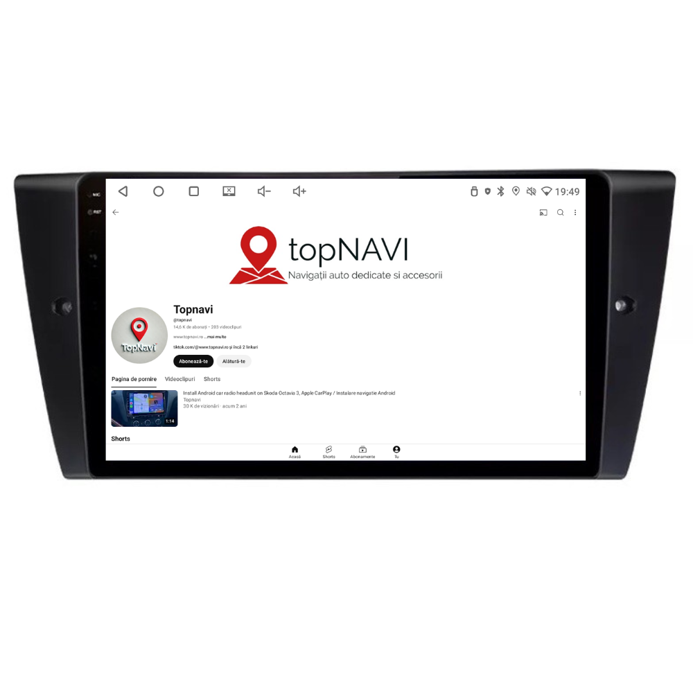 Navigatie BMW Seria 3 (2004-2012), Android, Ecran 9 inch, 8GB RAM 256GB, 8-core [2]