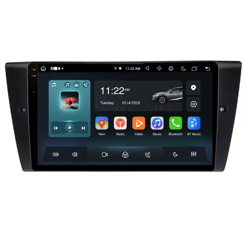 Navigatie BMW Seria 3 (2004-2012), Android, Ecran 9 inch, 8GB RAM 256GB, 8-core [3]