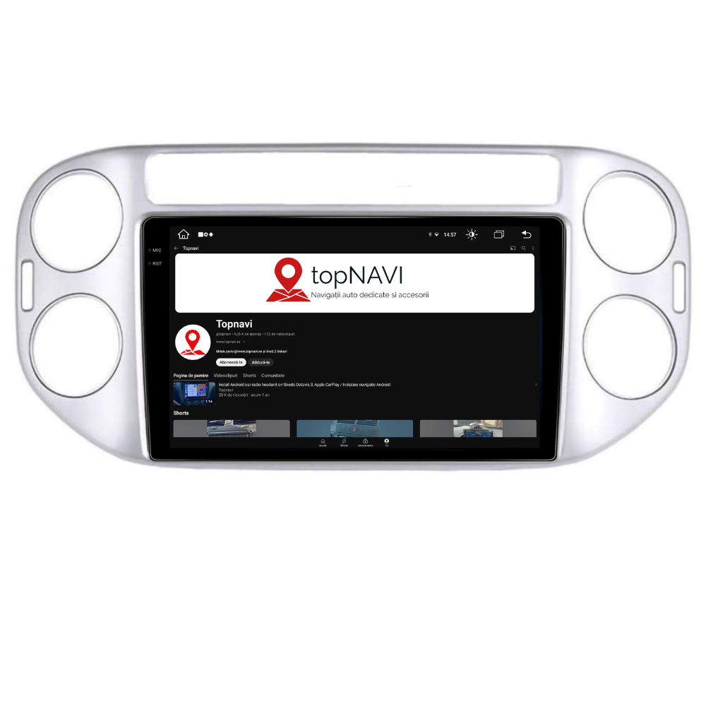 Navigatie Volkswagen Tiguan (2006-2016), Ecran 2K 9 inch, 8GB RAM 256GB, 8core [7]