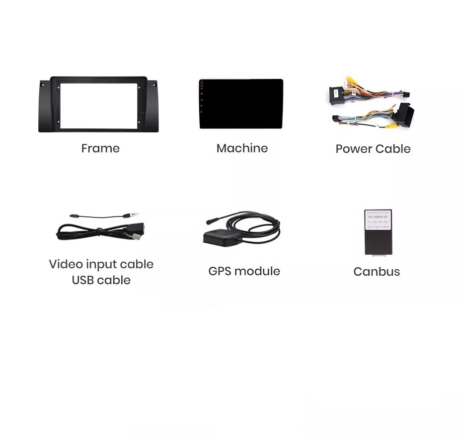 Navigatie bmw seria 5 e39, X5 E53, Android 12, 1GB RAM 32GB, 9 inch, wifi, google maps, waze, youtube [7]