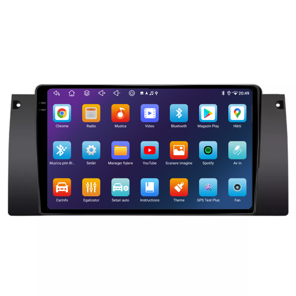 Navigatie Bmw Seria 5 E39 (1995-2004), Android, Ecran 9 inch, 4GB RAM 64GB, 8-core [5]