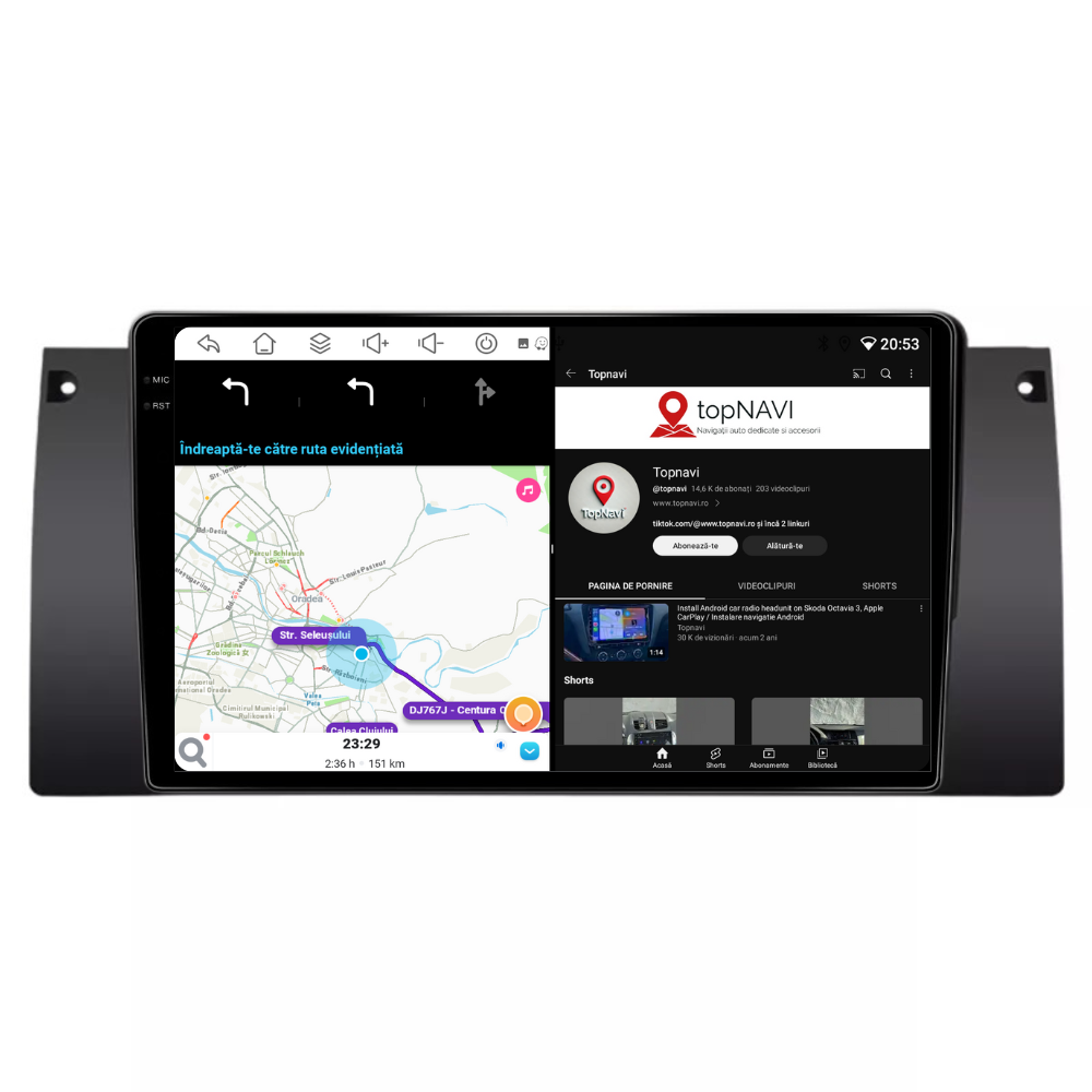 Navigatie Bmw X5 E53 (2000-2006), Android, Ecran 9 inch, 6GB RAM 128GB, 8-core [5]