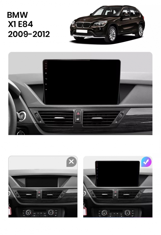 Navigatie BMW x1 E84 2009-2015, android 12, 1GB RAM 32GB [4]