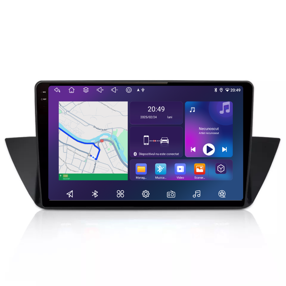 Navigatie BMW X1 E84 (2009-2015), Android, Ecran 10 inch, 4GB RAM 64GB, 8-core [2]