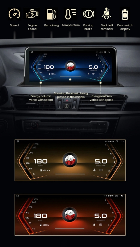 Navigatie Bmw X1 F48 (2014-2016) Android, 8GB 256GB, ecran 12.3 inch, sistem NBT [7]