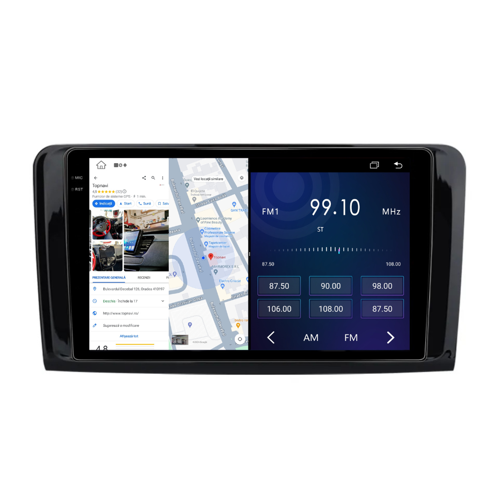 Navigatie Mercedes ML W164 2005-2012, Mercedes GL X164, Android 13,Ecran 2K, 4GB RAM 64GB, Octa Core, carplay /android auto [9]