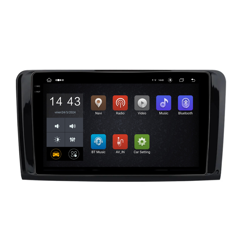 Navigatie Mercedes ML W164 2005-2012,Ecran 2K 9 inch, 8GB RAM 256GB, 8core [5]