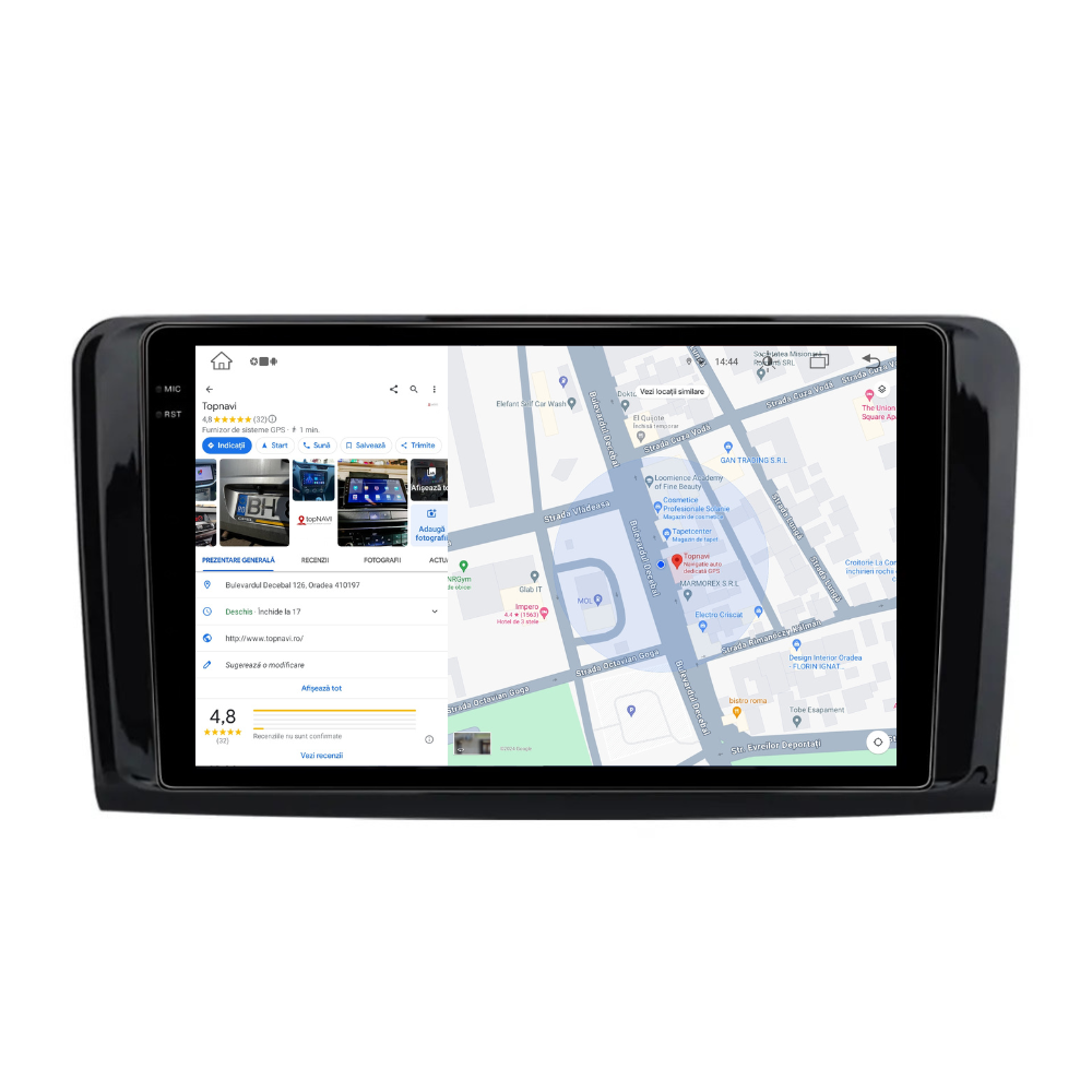 Navigatie Mercedes ML W164 2005-2012,Ecran 2K 9 inch, 8GB RAM 256GB, 8core [4]