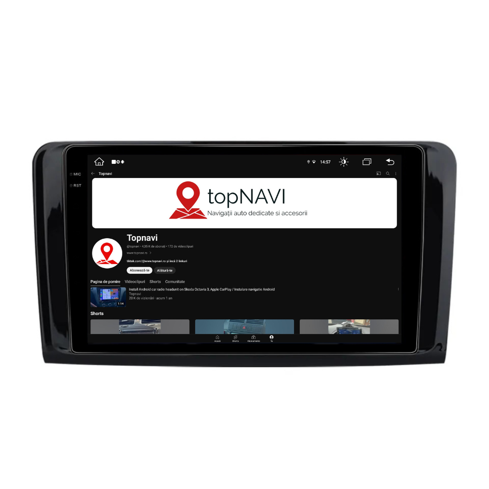 Navigatie Mercedes ML W164 2005-2012,Ecran 2K 9 inch, 8GB RAM 256GB, 8core [8]