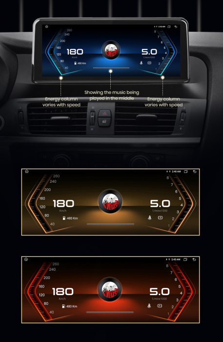 Navigatie BMW X3 F25 (2012-2017), Android, 4GB RAM 64GB, Ecran 10.25 inch, 8-core, sistem NBT [7]
