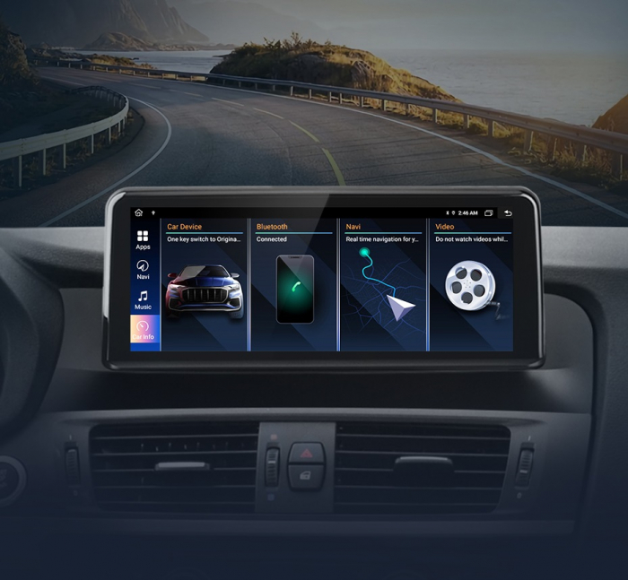 Navigatie BMW X3 F25 (2012-2017), Android, 4GB RAM 64GB, Ecran 10.25 inch, 8-core, sistem NBT [6]