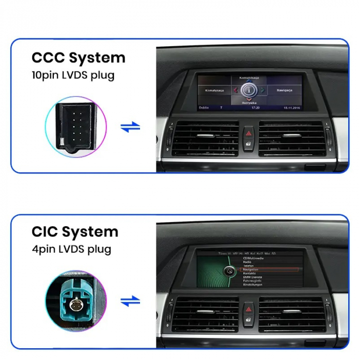 Navigatie Bmw X5 E70 (2009-2013), 4GB RAM 64GB, Ecran 12.3 inch, 8-core, sistem CIC [3]