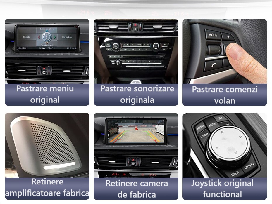 Navigatie Bmw X5 E70 (2009-2013), 4GB RAM 64GB, Ecran 12.3 inch, 8-core, sistem CIC [7]