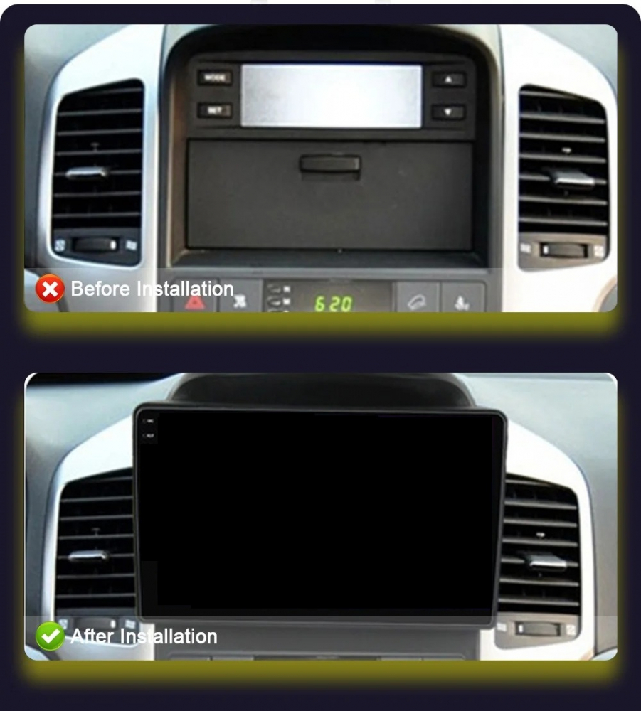 Navigatie Chevrolet Captiva (2006-2011), Ecran 9 inch, 8GB RAM 256GB, 8-core [8]