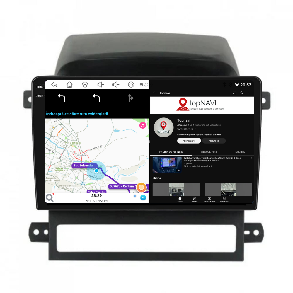 Navigatie Chevrolet Captiva (2006-2011), Ecran 9 inch, 6GB RAM 128GB, 8-core [4]