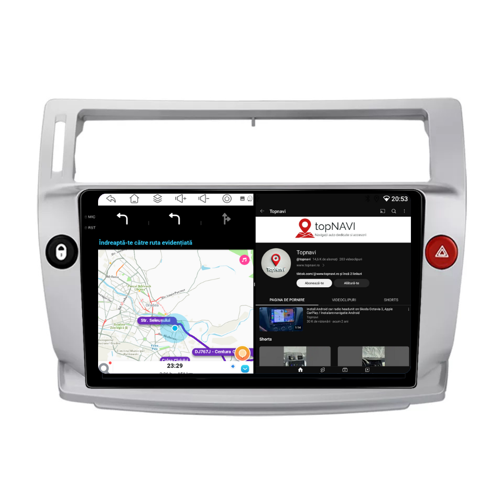 Navigatie Citroen C4 (2004-2009), Ecran 9 inch, 4GB RAM, 64GB, 8-core [3]