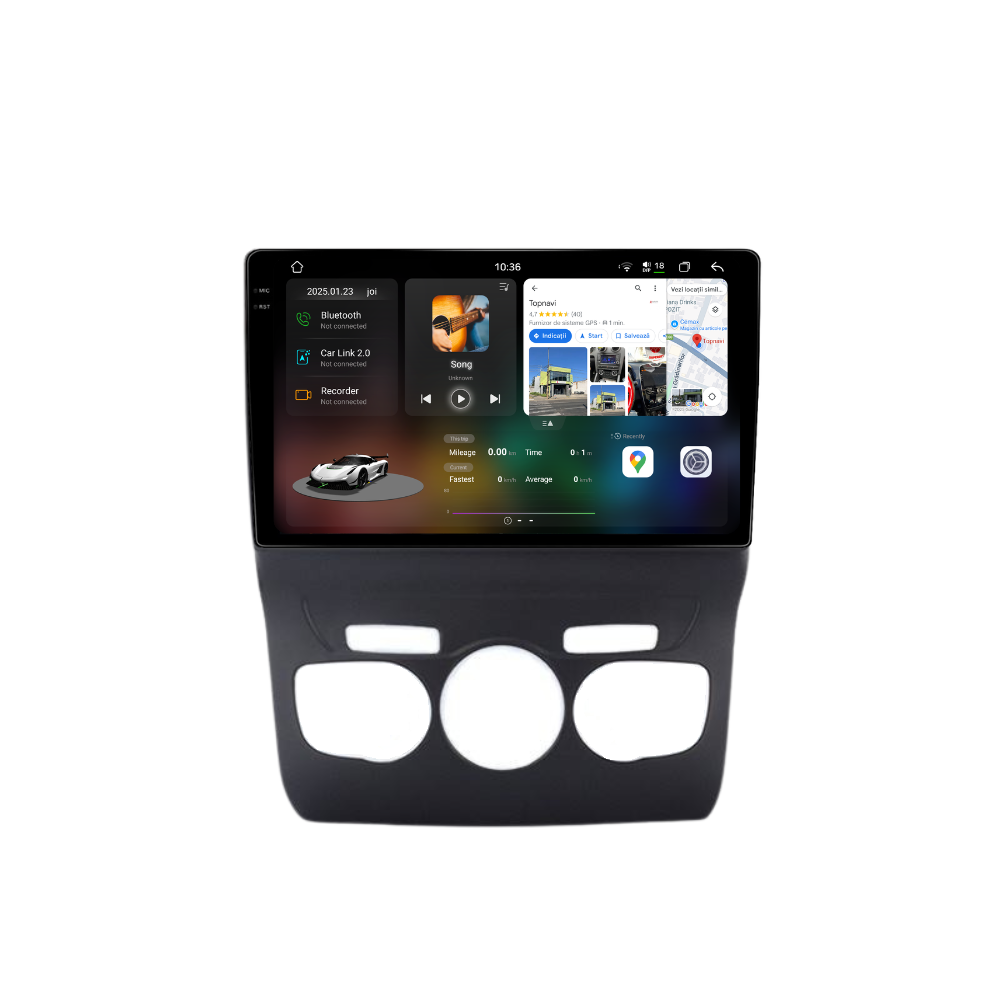 Navigatie Citroen C4 (2011-2018), Ecran 10 inch 2K, 12GB RAM, 256GB, 8-core [1]