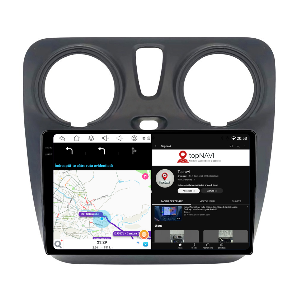 Navigatie Dacia Dokker (2012-2020) Android, Ecran 9 inch, 6GB RAM 128GB, 8-core [4]