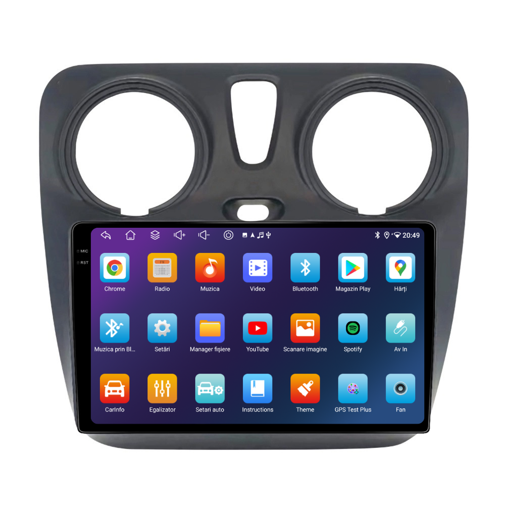 Navigatie Dacia Dokker (2012-2020), Ecran 9 inch, 6GB RAM 128GB, 8-core [4]