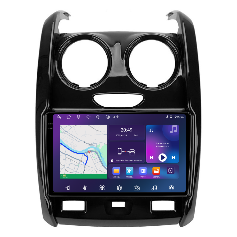 Navigatie Dacia Duster (2012-2019), Ecran 9 inch, 6GB RAM 128GB, 8-core [1]