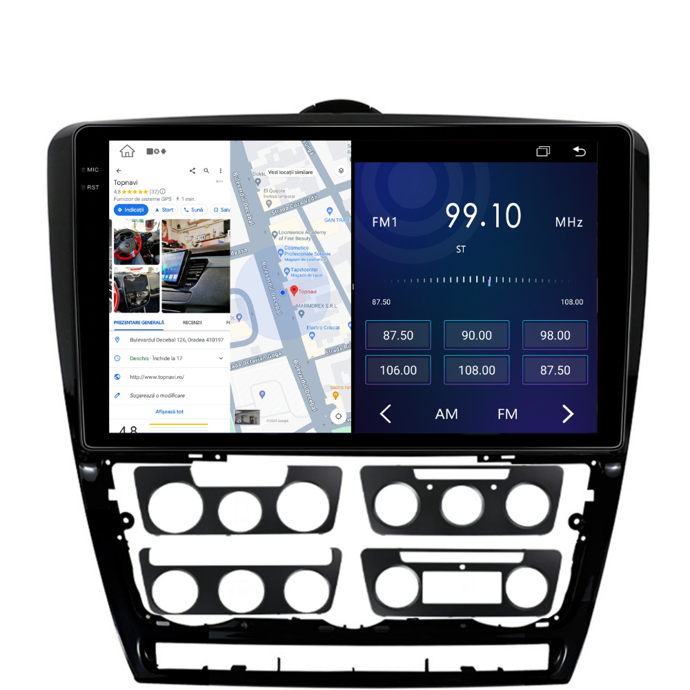 Navigatie Skoda octavia 2 2008-2013, Android 13,Ecran 2K, 4GB RAM 64GB, Octa Core, carplay /android auto [3]