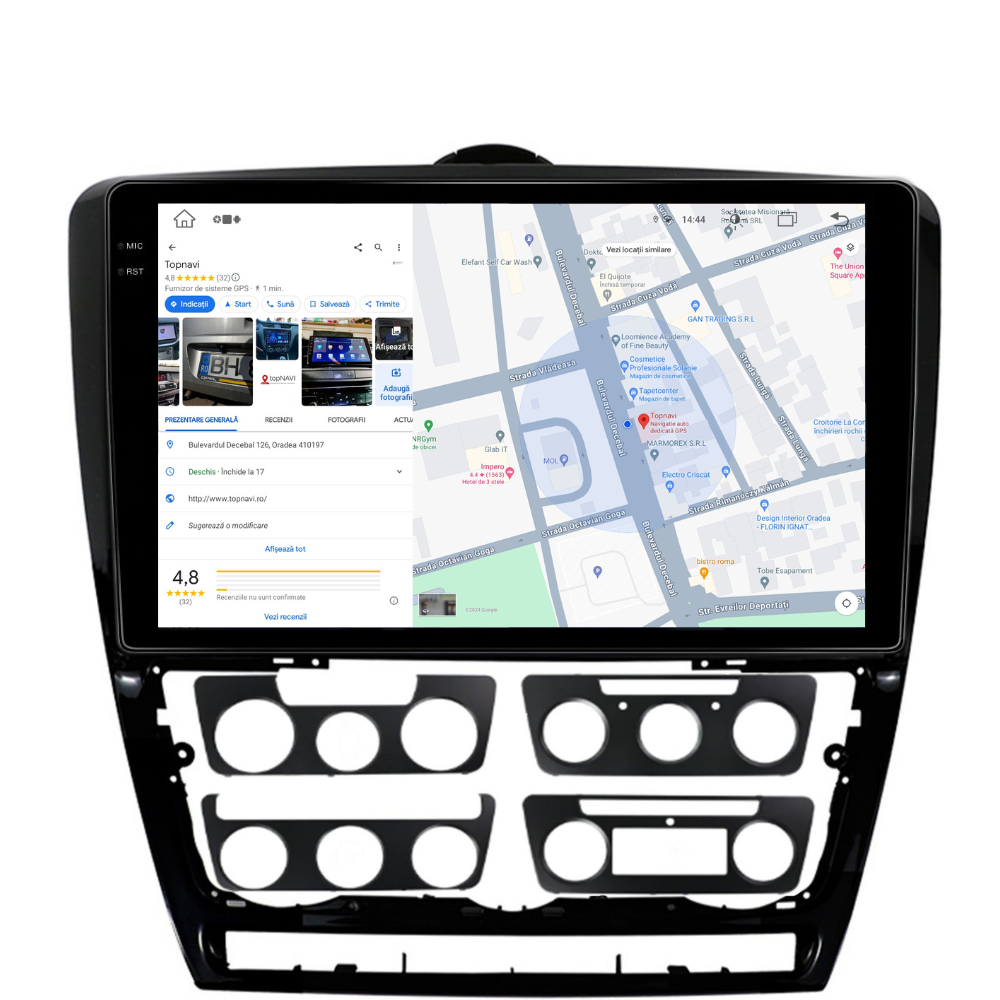 Navigatie Skoda octavia 2 2008-2013, Android 13,Ecran 2K, 4GB RAM 64GB, Octa Core, carplay /android auto [8]