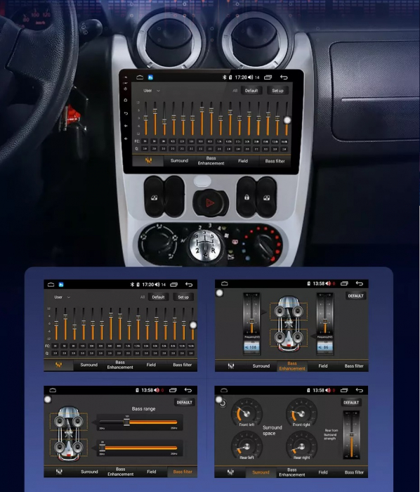 Navigatie Dacia Sandero 1 (2008-2013), Android, 1GB RAM 32GB, ecran 9 inch [6]