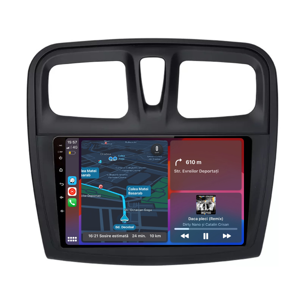 Navigatie Dacia Sandero 2 (2012-2020), Android, 1GB RAM 32GB, ecran 9 inch [1]