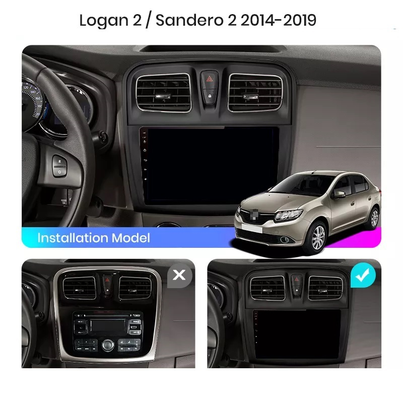 Navigație Dacia Logan 2 (2012-2019), Android, Ecran 9 inch, 4GB RAM 64GB, 4-core [6]
