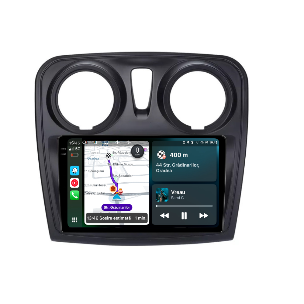 Navigatie Dacia Logan 2 (2012-2020), Android, Ecran 9 inch, 6GB RAM 128GB, 8-core [3]