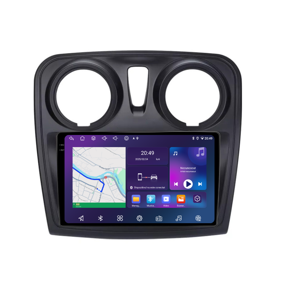 Navigatie Dacia Logan 2 (2012-2020), Android, Ecran 9 inch, 6GB RAM 128GB, 8-core [1]