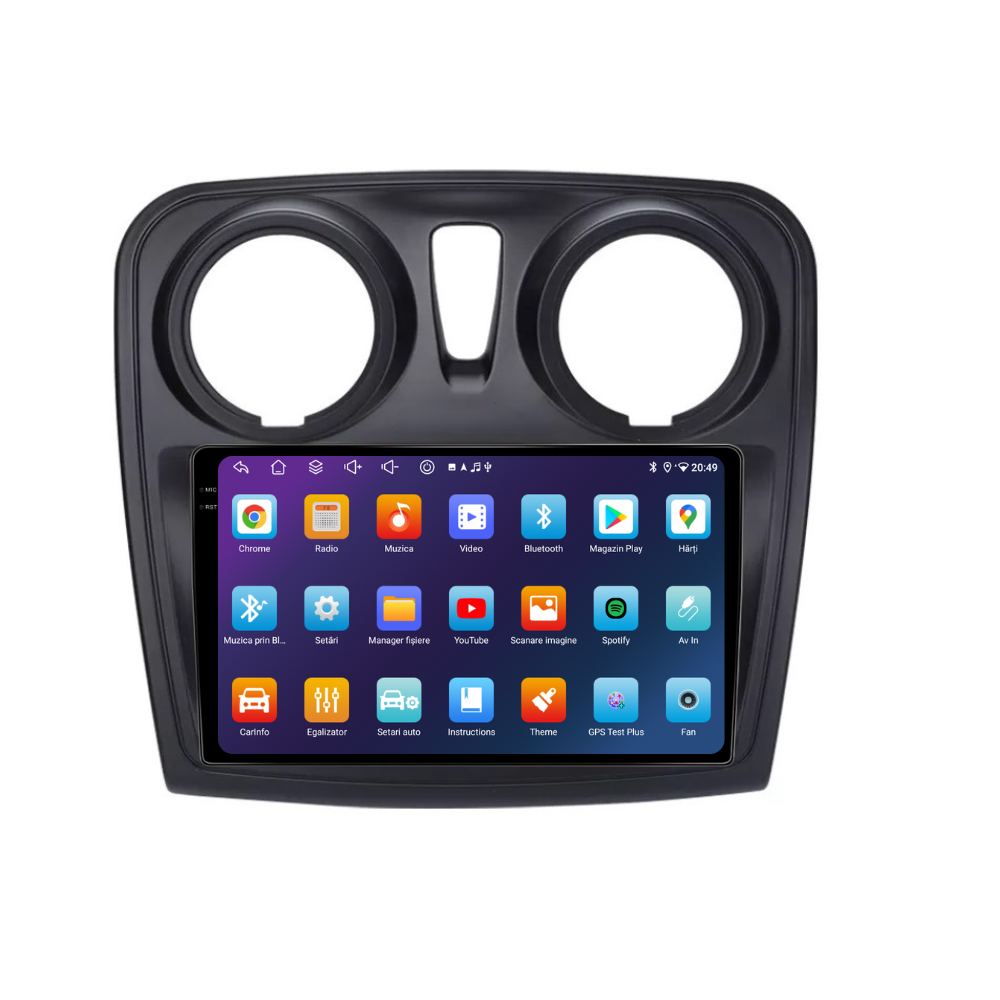 Navigatie Dacia Logan 2 (2012-2020), Android, Ecran 9 inch, 6GB RAM 128GB, 8-core [2]