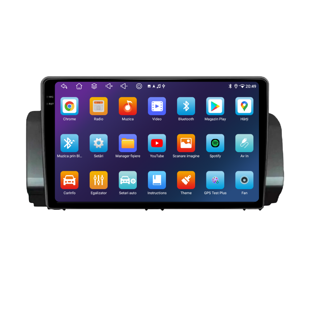 Navigatie Dacia Logan 3 (2021+), Ecran 10 inch, 6GB RAM 128GB, 8-core [4]