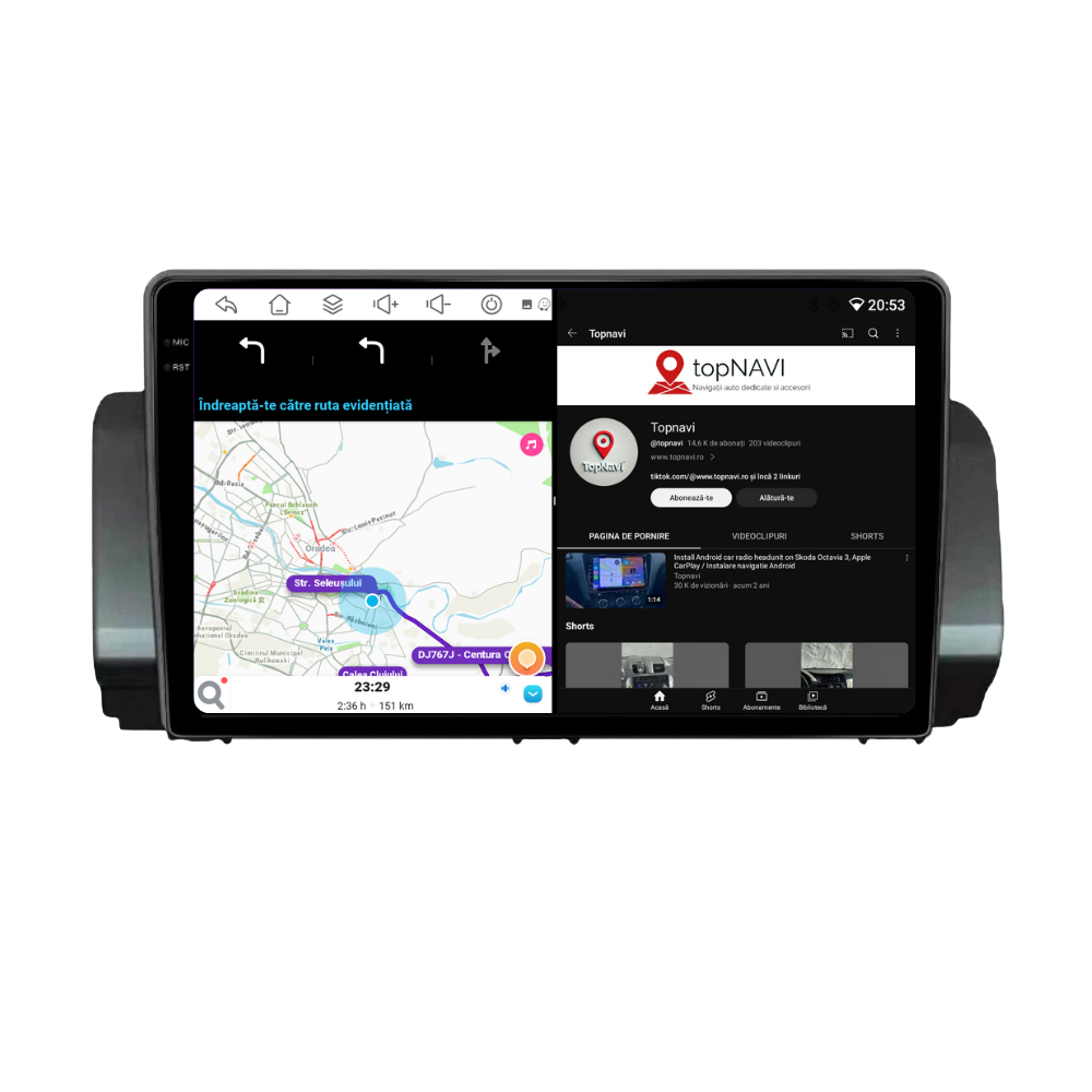 Navigatie Dacia Logan 3 (2021+), Ecran 10 inch, 6GB RAM 128GB, 8-core [5]