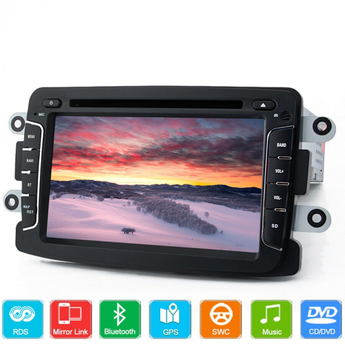 Navigatie Dacia Logan, Duster, Sandero, Dokker Renault, DVD, bluetooth