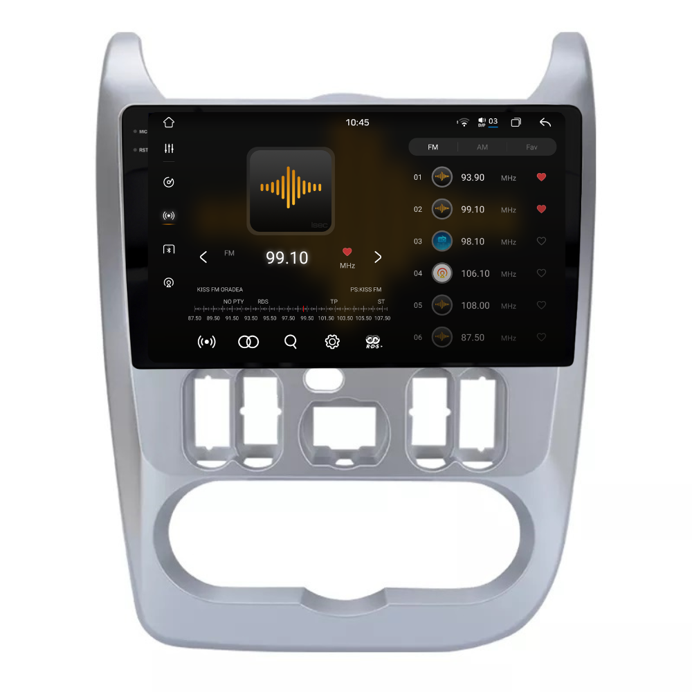 Navigatie Dacia Sandero (2009-2013), Android, Ecran 9 inch 2K, 12GB RAM 256GB, 8-core [3]
