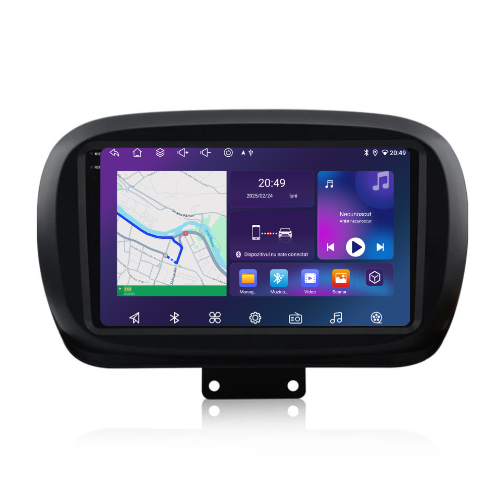 Navigatie Fiat 500x (2014-2020), Ecran 9 inch, 4GB RAM 64GB, 8-core [5]