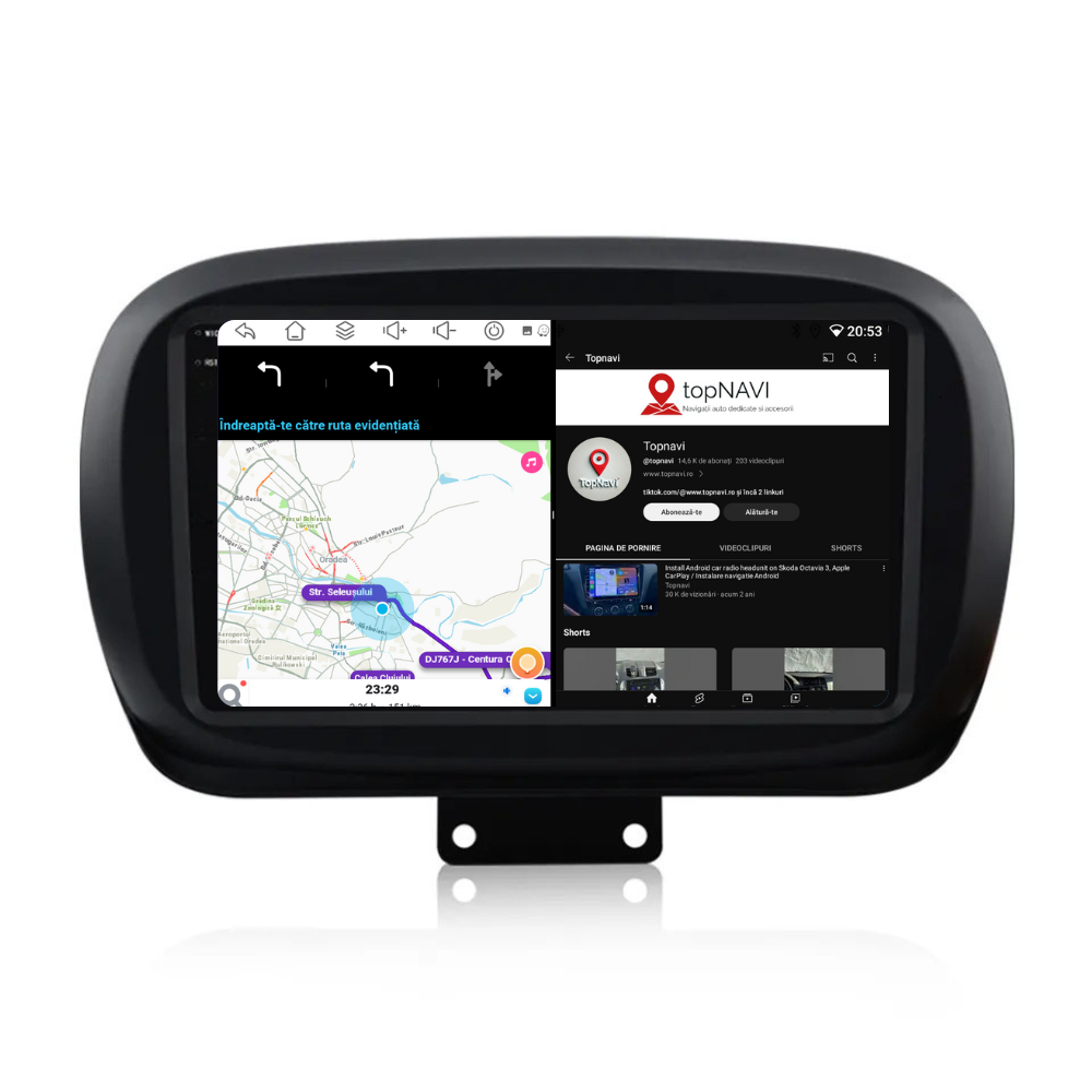 Navigatie Fiat 500x (2014-2020), Ecran 9 inch, 6GB RAM 128GB, 8-core [4]