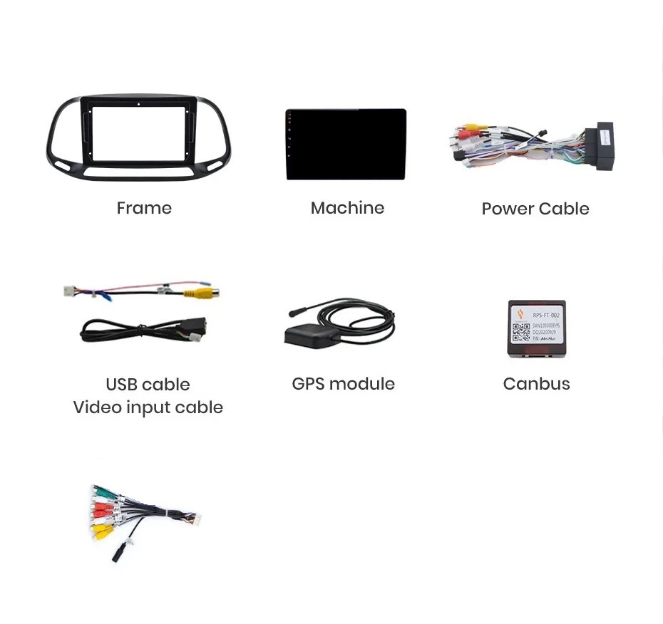 Navigatie Fiat Doblo (2015-2019), Ecran 9 inch, 2GB RAM 32GB [7]