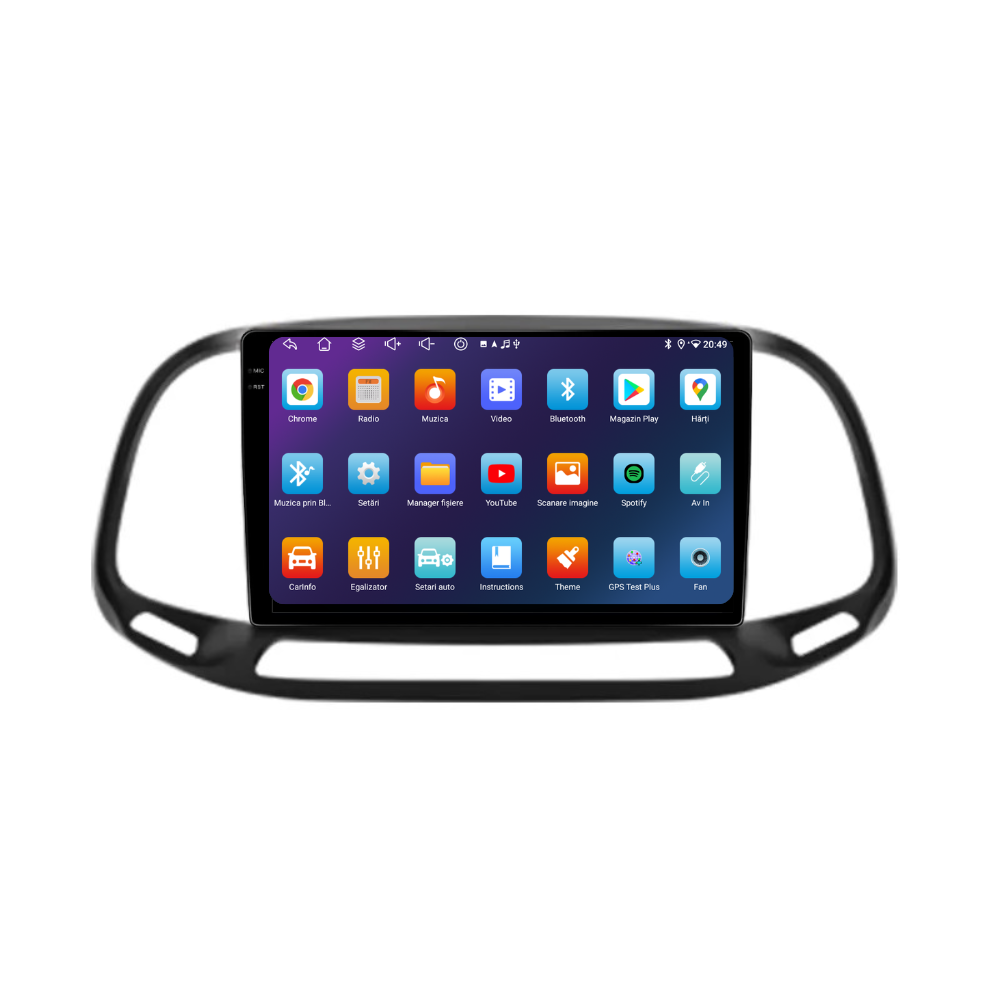 Navigatie Fiat Doblo (2015-2019), Ecran 9 inch, 4GB RAM 64GB, 8-core [4]