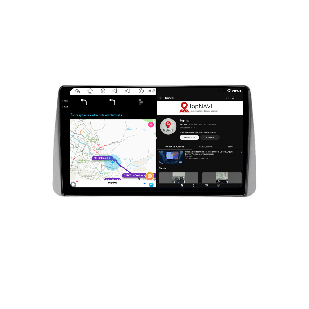 Navigatie Fiat Tipo (2016-2020), Ecran 9 inch, 4GB RAM 64GB, 8-core [3]