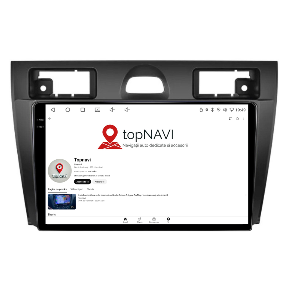 Navigatie Ford Fiesta (2002-2008), Android, Ecran 9 inch, 8GB RAM 256GB, 8-core [2]