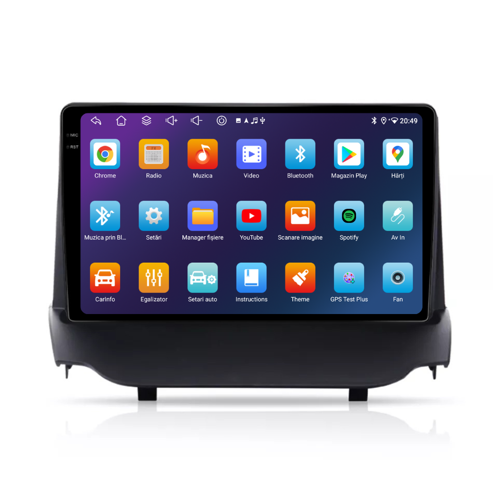 Navigatie Ford Fiesta (2009-2011), Android, Ecran 9 inch, 4GB RAM 64GB, 8-core [5]