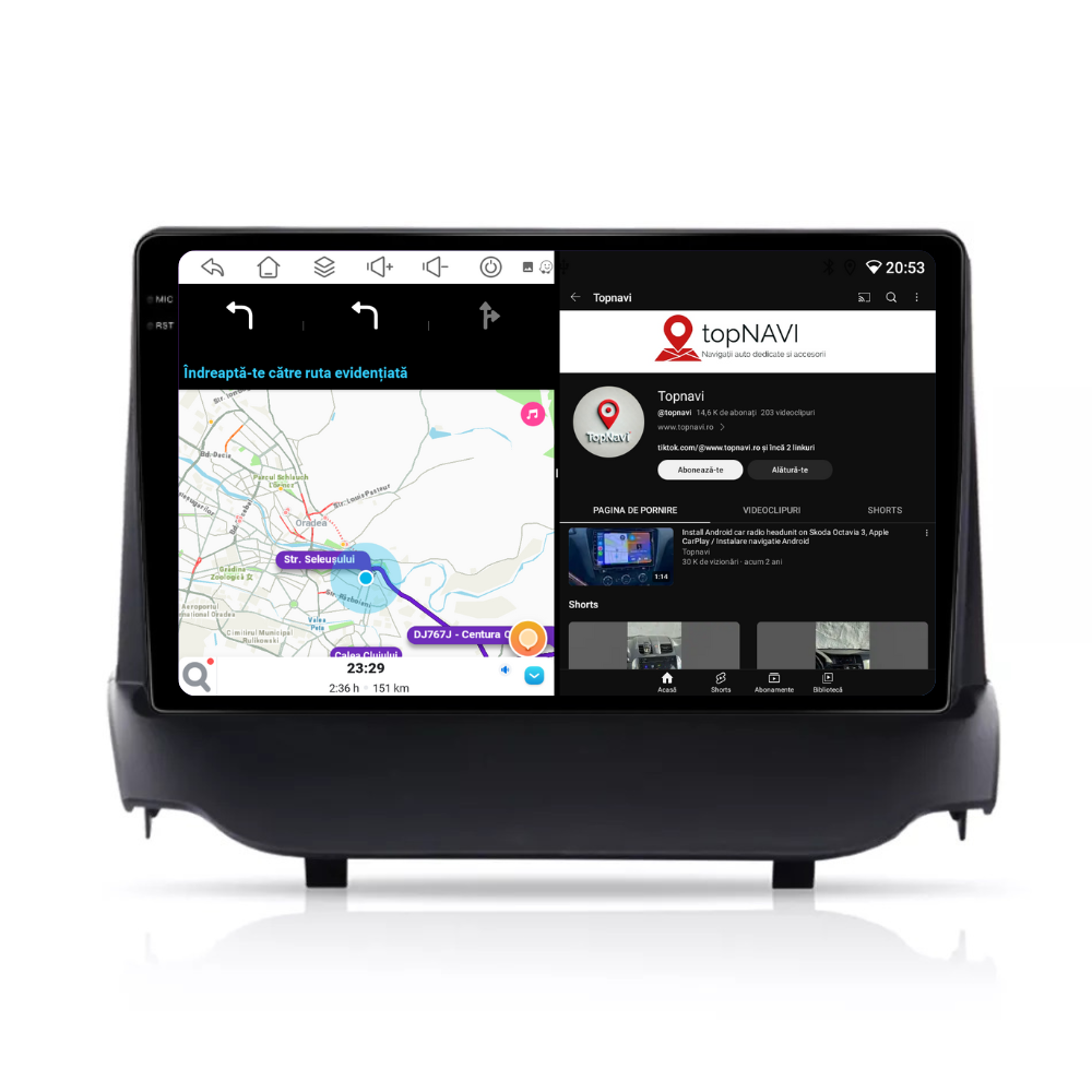 Navigatie Ford Fiesta (2009-2011), Android, Ecran 9 inch, 4GB RAM 64GB, 8-core [2]
