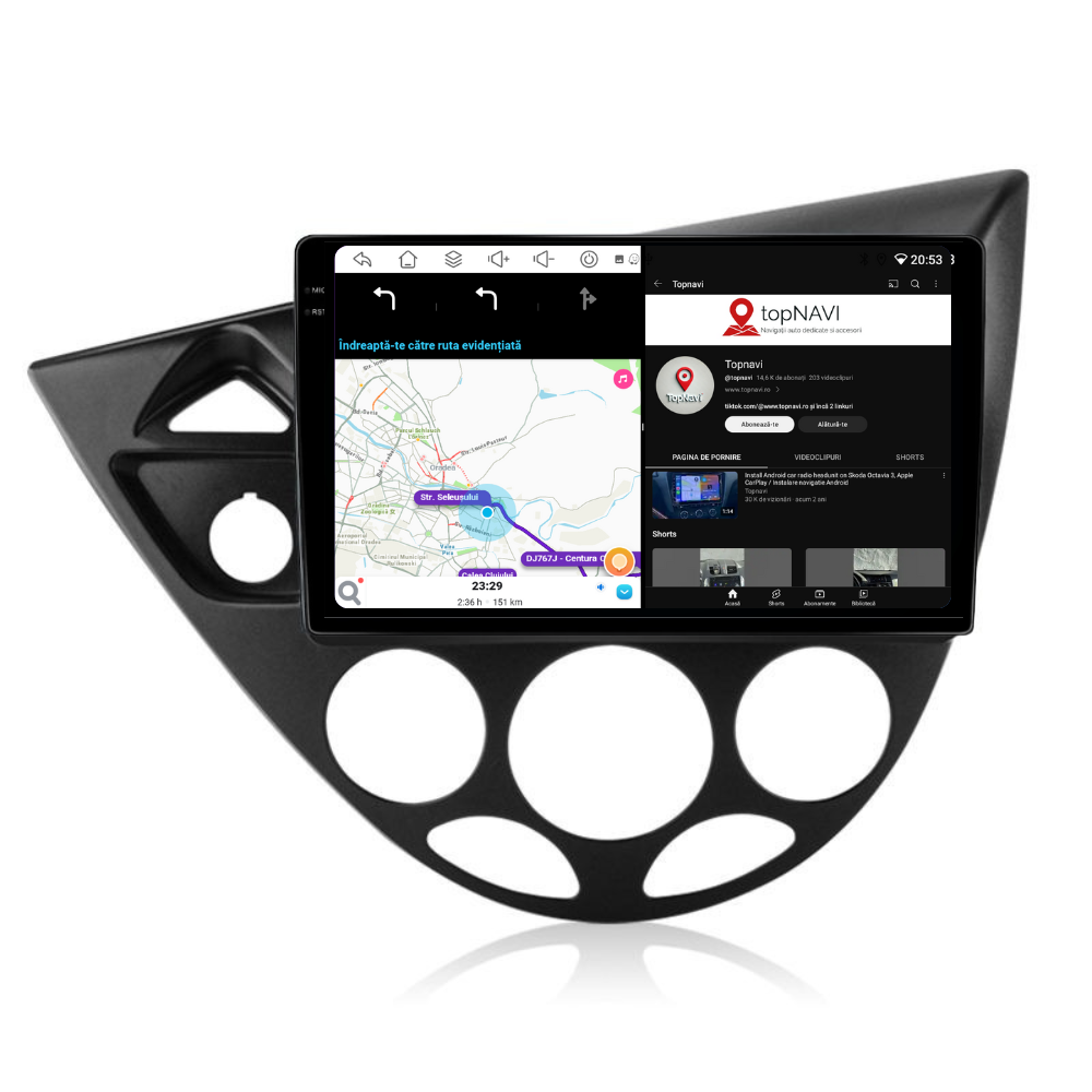 Navigatie Ford Focus 1 (1998-2004), Android, Ecran 9 inch, 6GB RAM 128GB, 8-core [4]